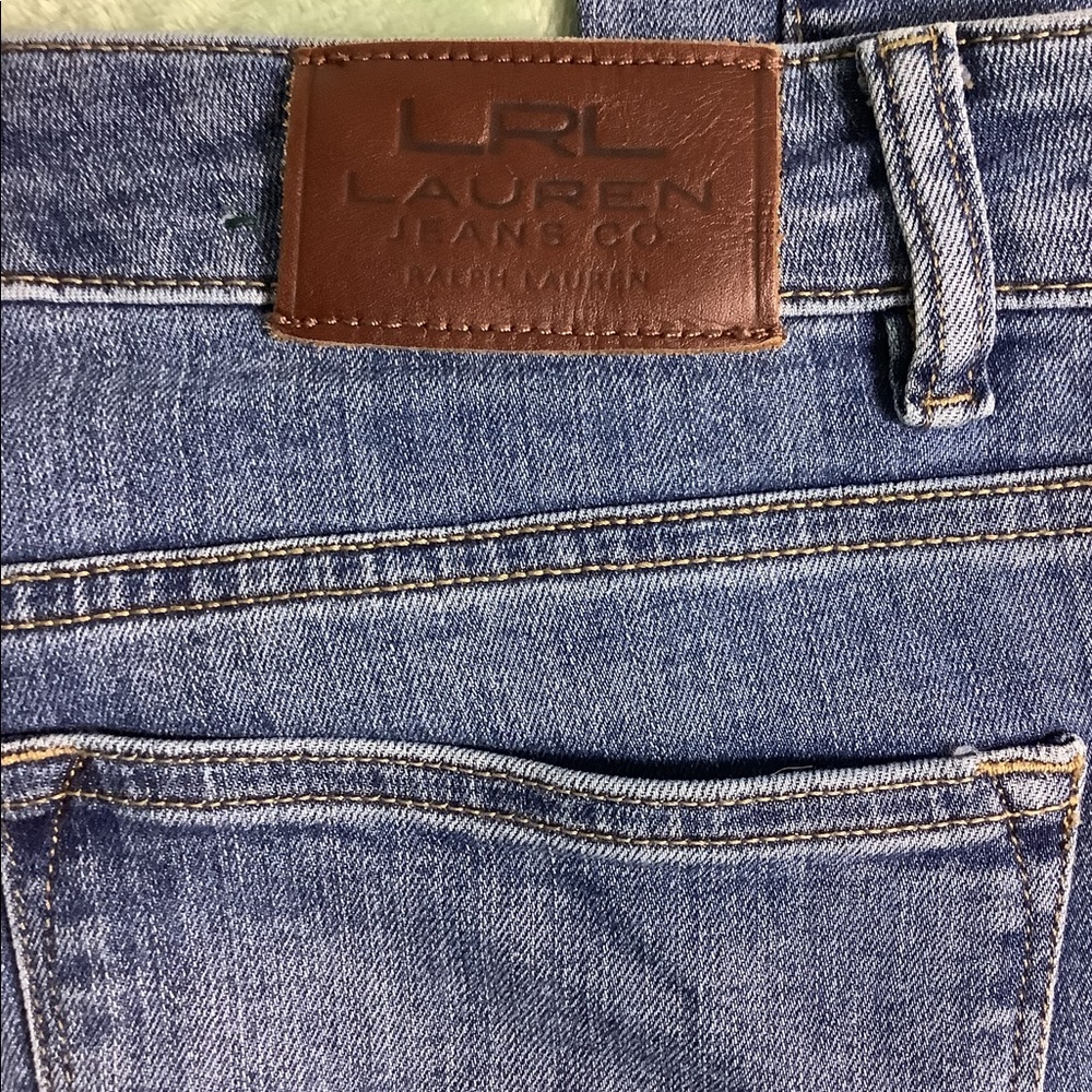 LRL Lauren Jeans Co. Ralph Lauren  | Premier Straight Jeans | Women's Size 8 - Picture 4 of 16